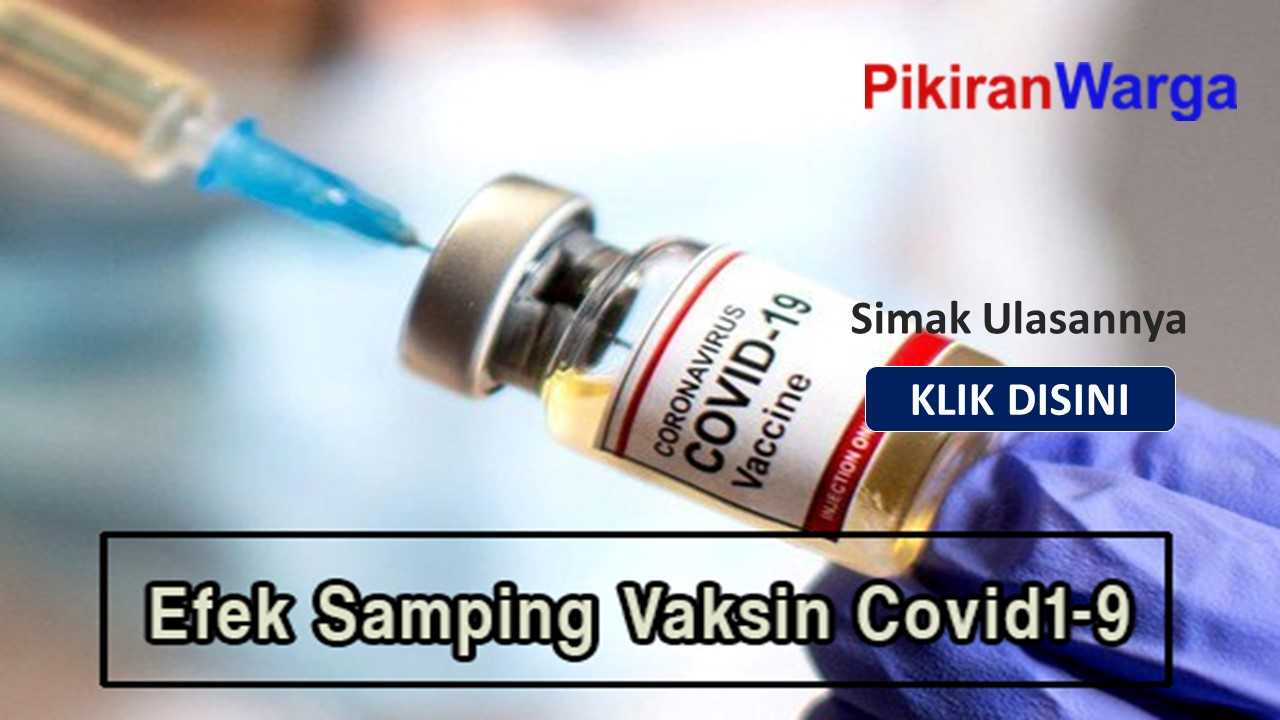 Inilah Efek Samping Vaksin Covid 19 Untuk Lansia
