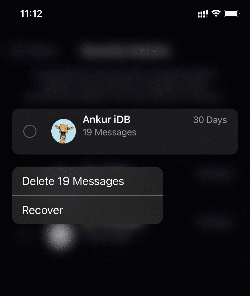 Cepat pulihkan atau hapus pesan secara permanen di iPhone di iOS 16