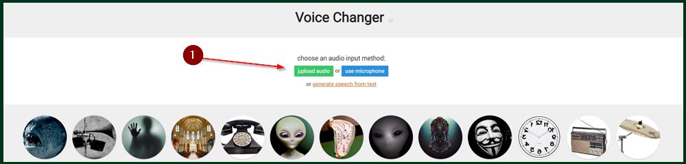 situs pengubah suara dapat mengunggah mp3 atau merekam suara Anda sendiri