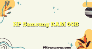HP Samsung RAM 6GB