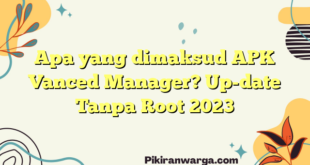 Apa yang dimaksud APK Vanced Manager?  Up-date Tanpa Root 2023