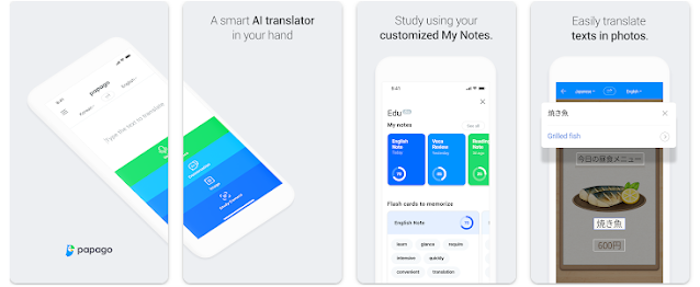 Apk aplikasi Papago Ai Translator