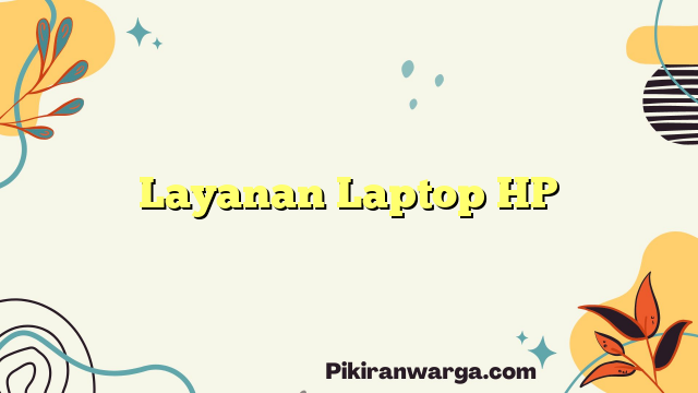 Layanan Laptop HP